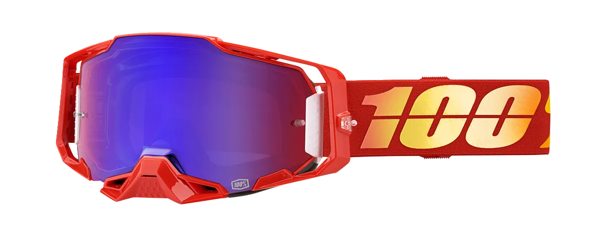 100% Armega Goggles - Nuketown - Red/Blue Mirror 50005-00020