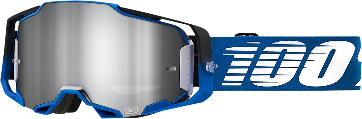 100% Armega Goggles - Rockchuck - Flash Silver 50005-00011