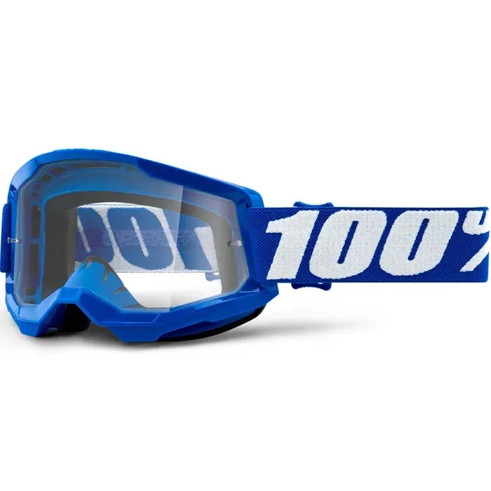 100% Strata 2 MX Goggles Clear Lens