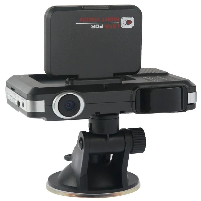 2.0 Lcd Radar Detector Dvr with Laser Gps Logger - Hd 720p 30fps
