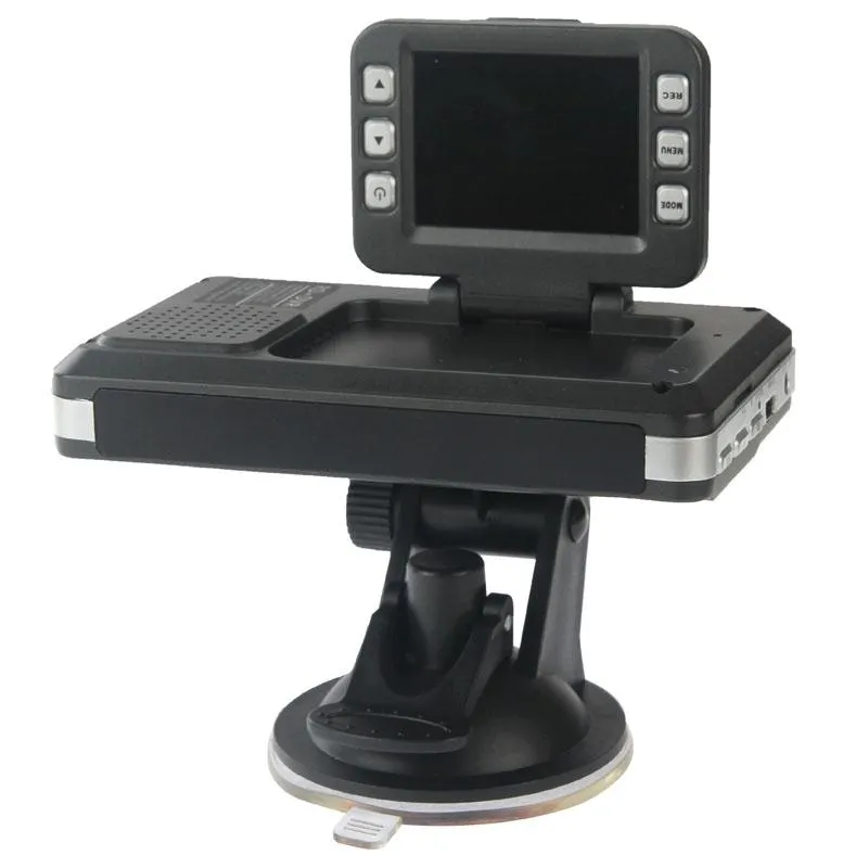 2.0 Lcd Radar Detector Dvr with Laser Gps Logger - Hd 720p 30fps