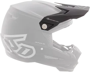 6D ATR-2 Visor - Matte Black 72-6039