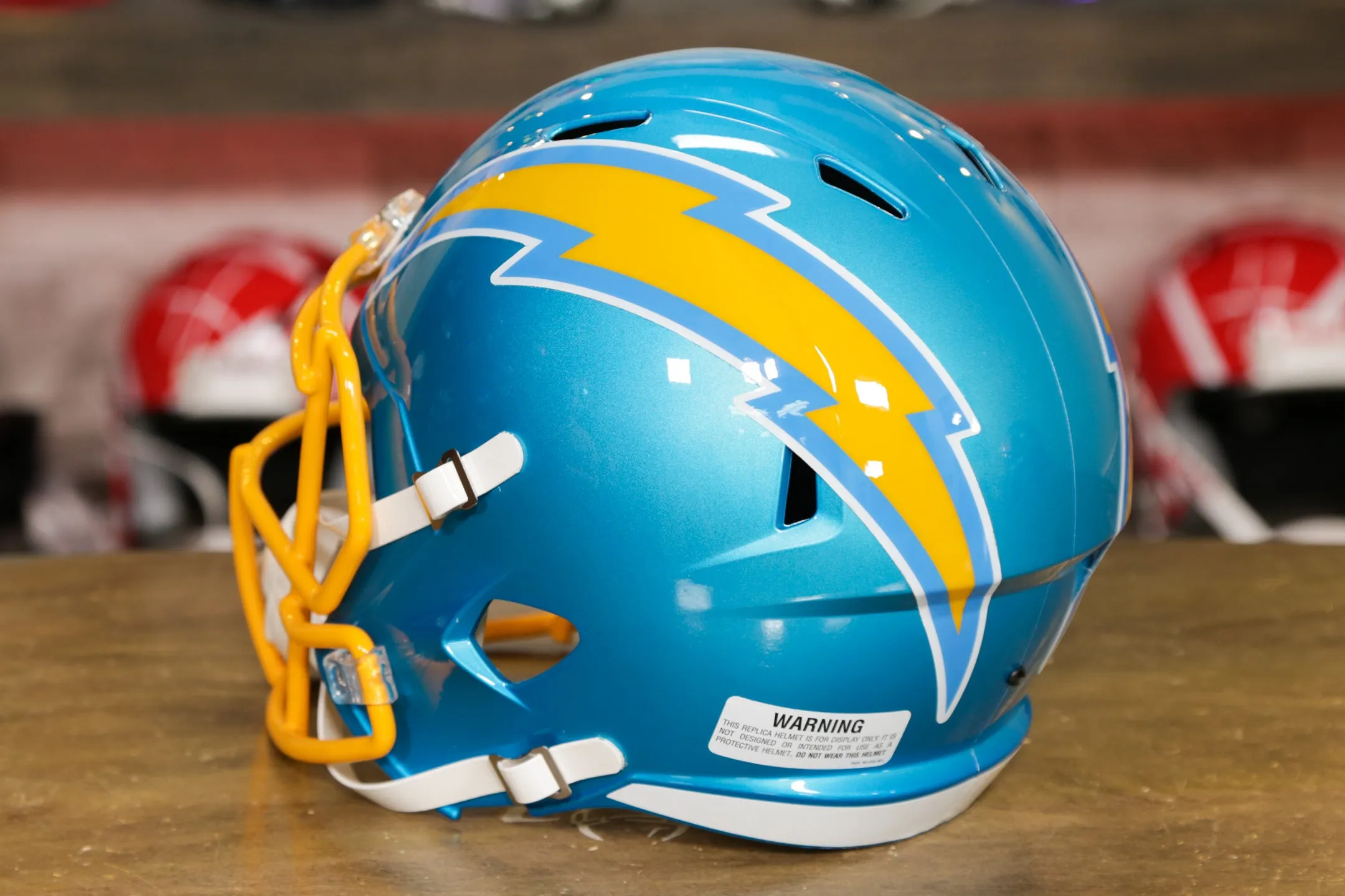 Los Angeles Chargers Riddell Speed Authentic Helmet - Flash