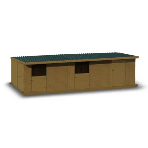 Mobile Stable 24x12   Tackroom 6x12
