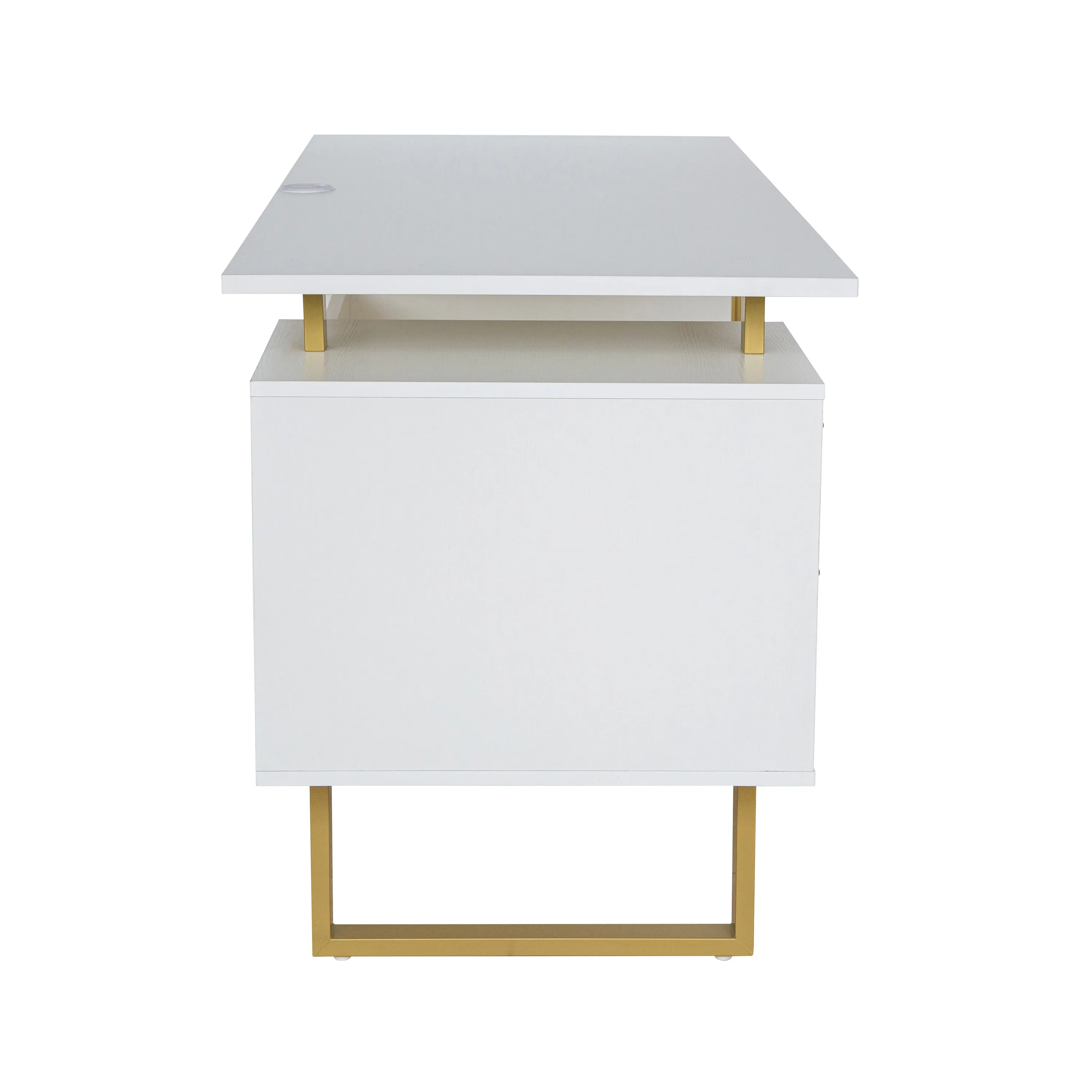 Modern Office Desk with Storage