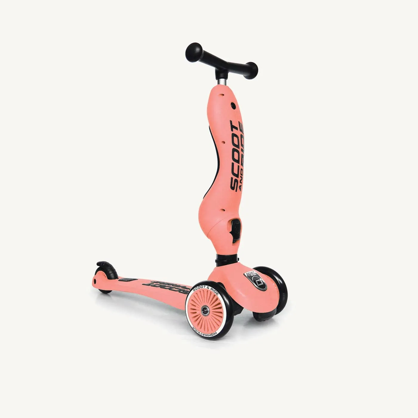 Scoot and Ride 2 in 1 Balance Bike / Scooter - Highwaykick 1 in Peach