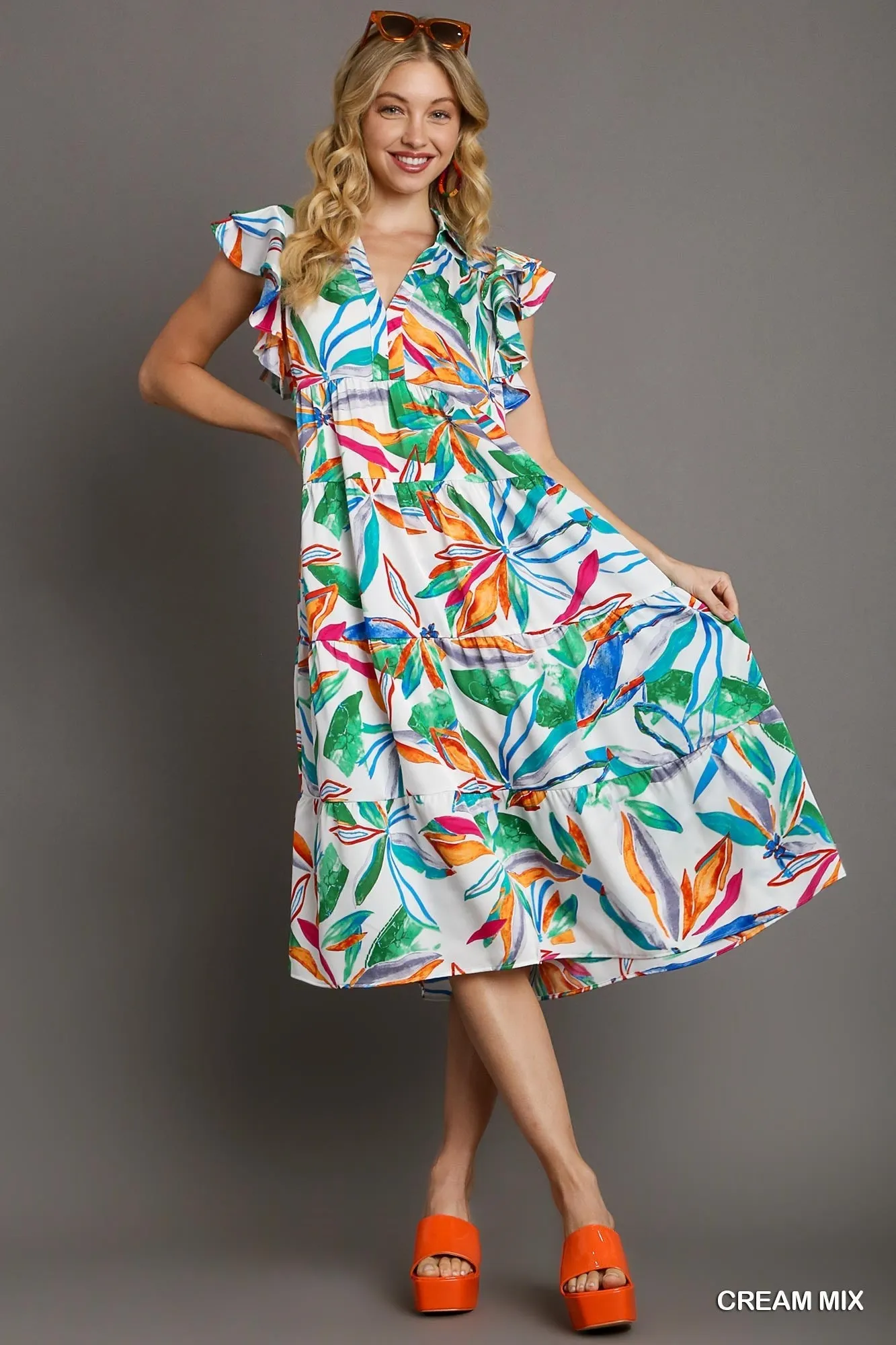 Tahiti Tide Midi Dress