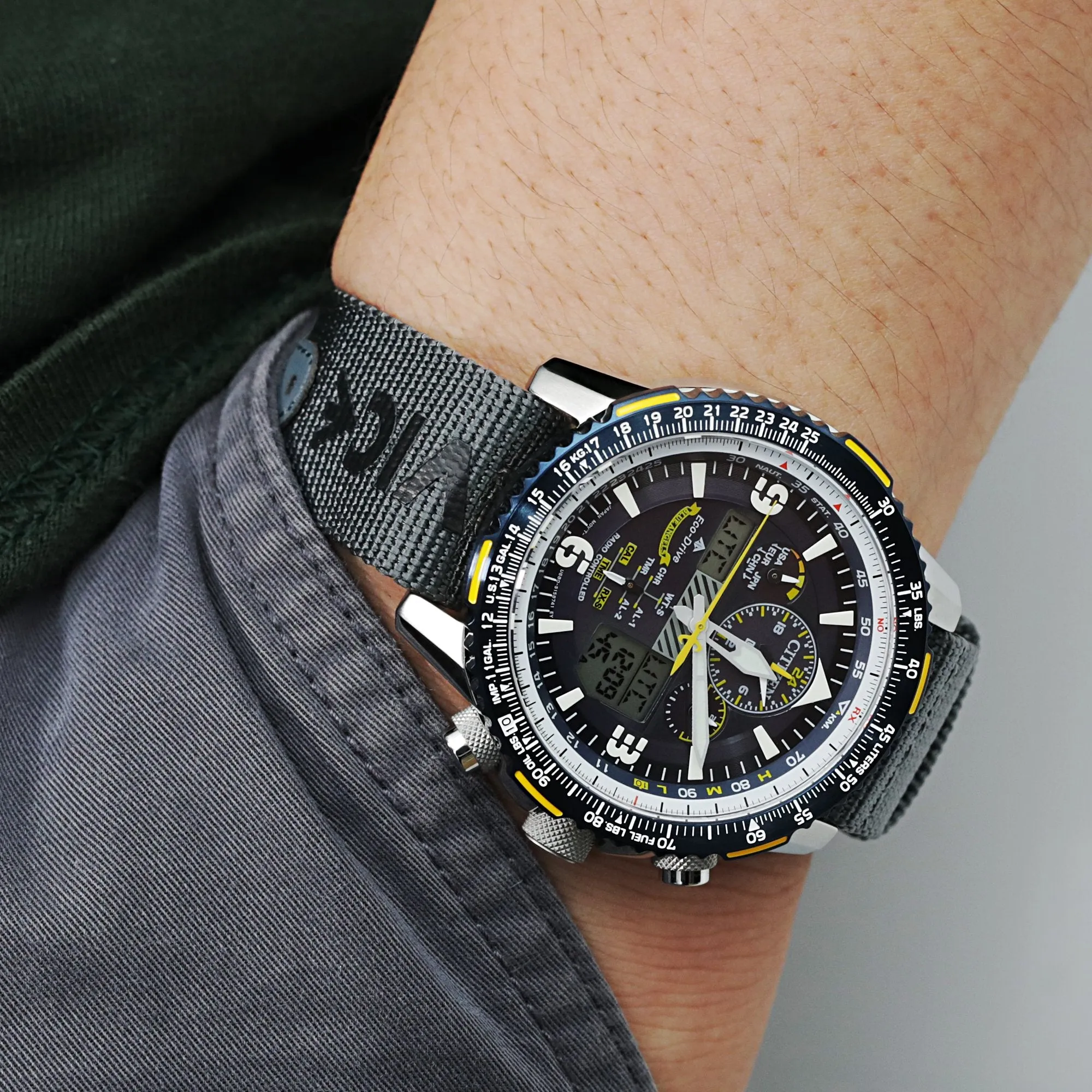 The General Service Strap set of TWO (Black & Grey) by HAVESTON Straps